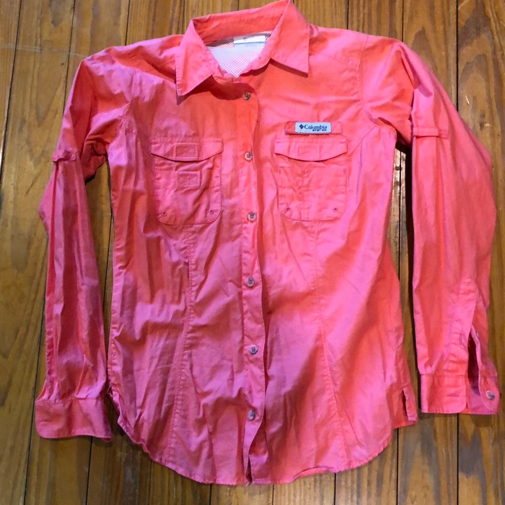 Columbia PFG Long Sleeve Coral Fishing Shirt